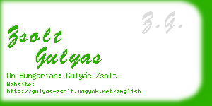 zsolt gulyas business card