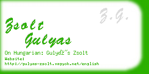 zsolt gulyas business card